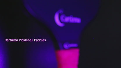 Cartizma Pickleball Paddles Set - Fiberglass Pickleball Paddles, Lightweight 15mm for Men & Women - Includes 2 Rackets, 4 Balls, Carrying Bag Kit with Accessories by USAPA Standard